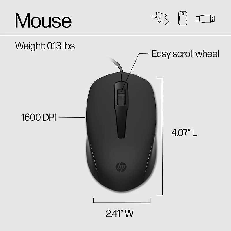 Ensemble clavier et souris filaires pour ordinateur