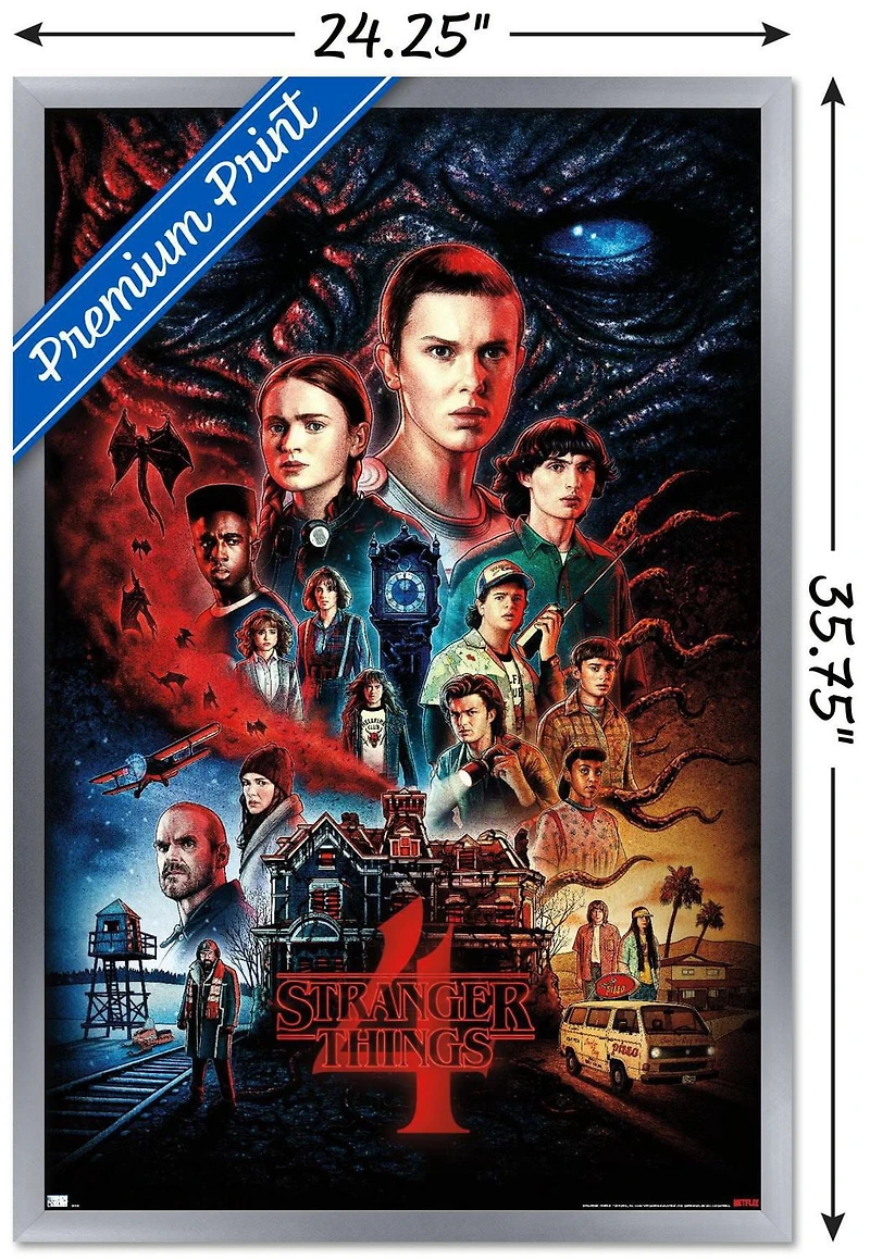 Netflix Stranger Things: Season 4 - One Sheet Wall Poster