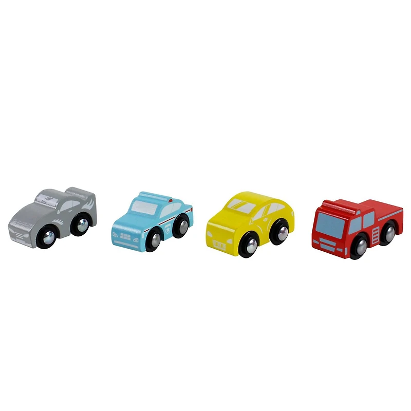 Spark Create Imagine Wood Play Cars for Preschool Children and Older