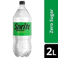Sprite Zéro Bouteille, 2 Liters
