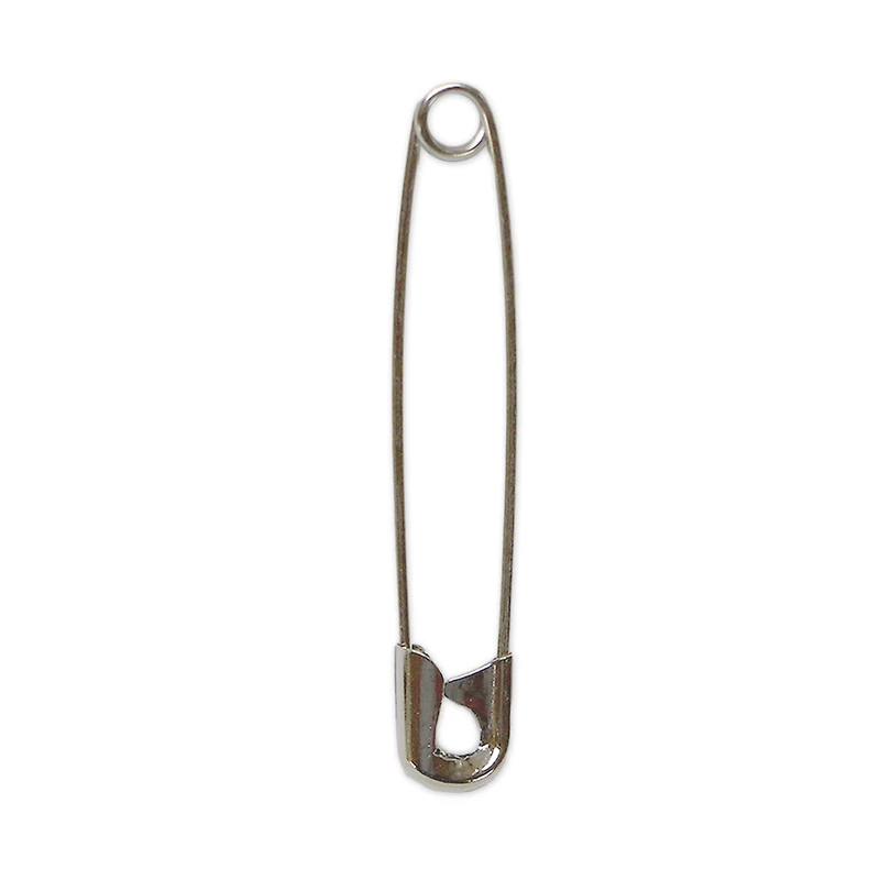 UNIQUE CREATIV Safety Pins - Nickel-Plated Steel, 50 mm (1.97 in) (2"), 90 pcs