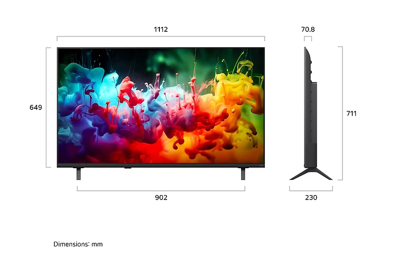 LG 50-Inch QNED73B Mini-LED 4K UHD Smart TV - α7 AI Processor 4K, 60Hz Refresh Rate, HDMI 2.1, HDR10 Pro, ALLM, Ultimate Gaming, LG Channels, WebOS 26 (50QNED73BZA, 2026)