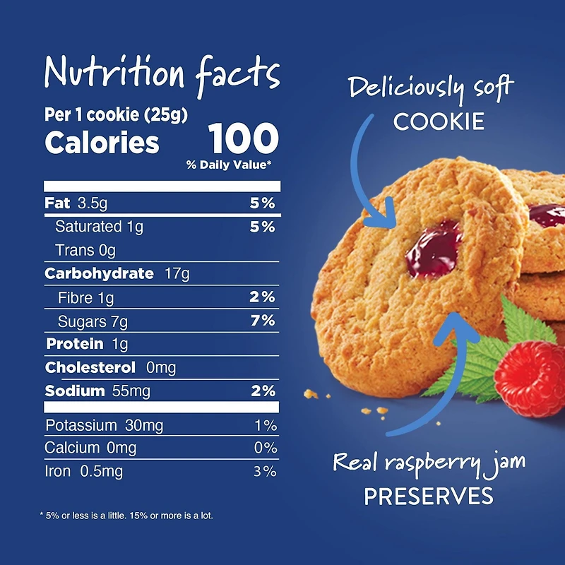 Voortman Raspberry Turnover Cookies