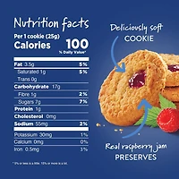 Voortman Raspberry Turnover Cookies