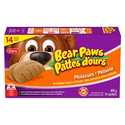 Bear Paws Molasses Cookies