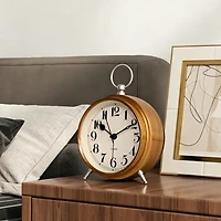 Hometrends Copper Pocketwatch Tabletop Alarm Clock