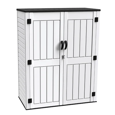 Arrow 4ft x 2ft x 6ft Ash White Resin Series Garden Shed