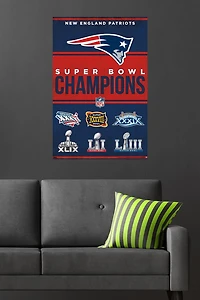 NFL New England Patriots - Champions 23 Wall Poster, 22.375" x 34"