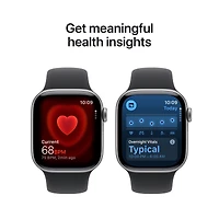 Apple Watch Series 11 GPS 42mm Space Grey Aluminium Case with Black Sport Band - M/L