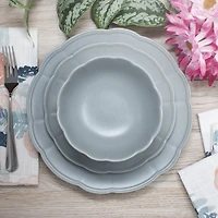 BU Scallop 6 inch Bowl Blue