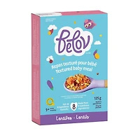 Belov Repas Texturé pour Bébé, Lentilles, Aliment Surgelé pour Bébés dès 9 mois, 100 g