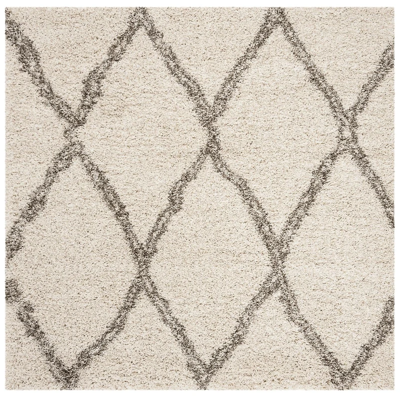 SAFAVIEH Hudson Adella Geometric Diamonds Shag Area Rug