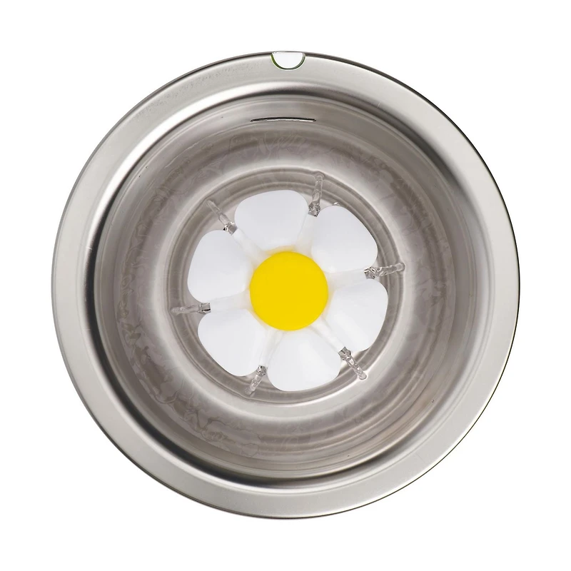 Catit Stainless Steel Cat Flower Fountain with Placemat Kit, 3 L