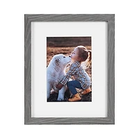 DesignOvation Gallery 8" X 10" Matted to 5" X 7" Natural Picture Frame
