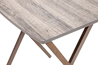 Mainstays Single Folding XL Oversized Tray Table Set, Rustic Gray