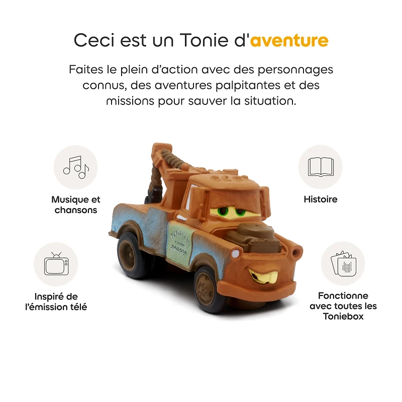 tonies Disney: Cars 2 – Mater Tonie Figurine (French)