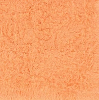 New Flokati 1400gr 8' Round Area Rug, Sherbet