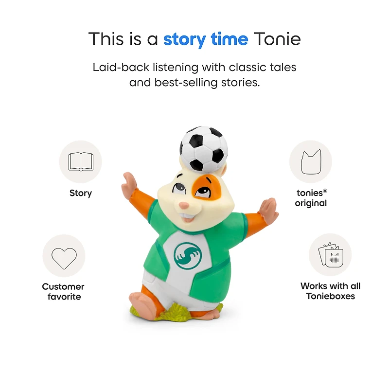 tonies All-Star Animals – The Golden Whistle Games: Soccer Tonie Figurine