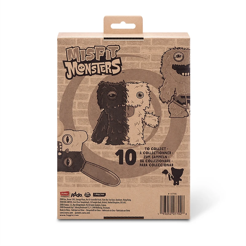 Fuggler Misfit Monsters 9-inch Series 1 (Mr Screech - Pink & Blue) by ZURU