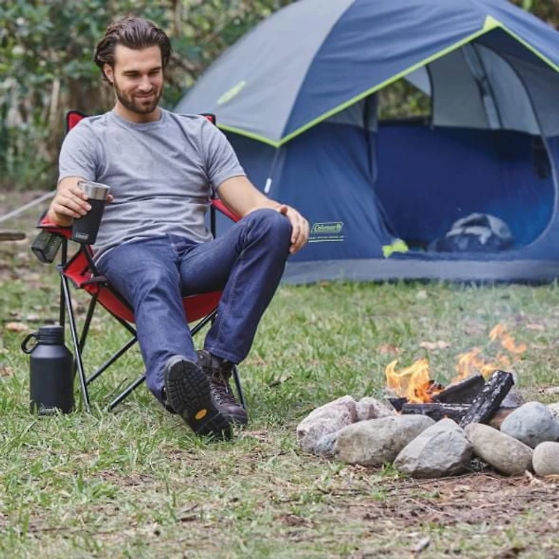 Coleman Broadband Mesh Quad Chair, Folding Camping Chair