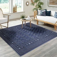 ECARPET Bokhara Traditional Oriental Area Rug
