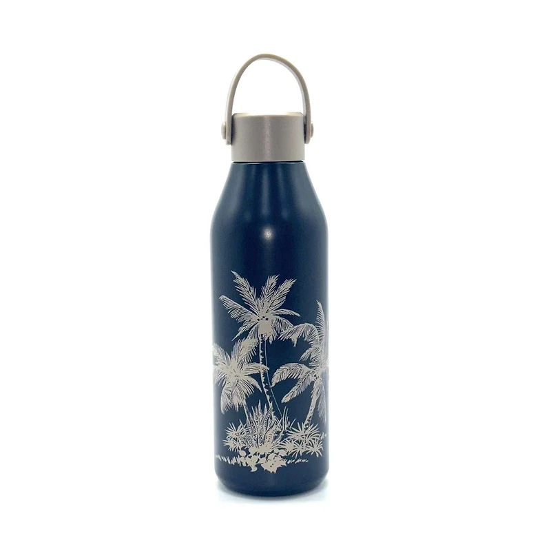 Bouteille inox 17 oz Palmier Noir