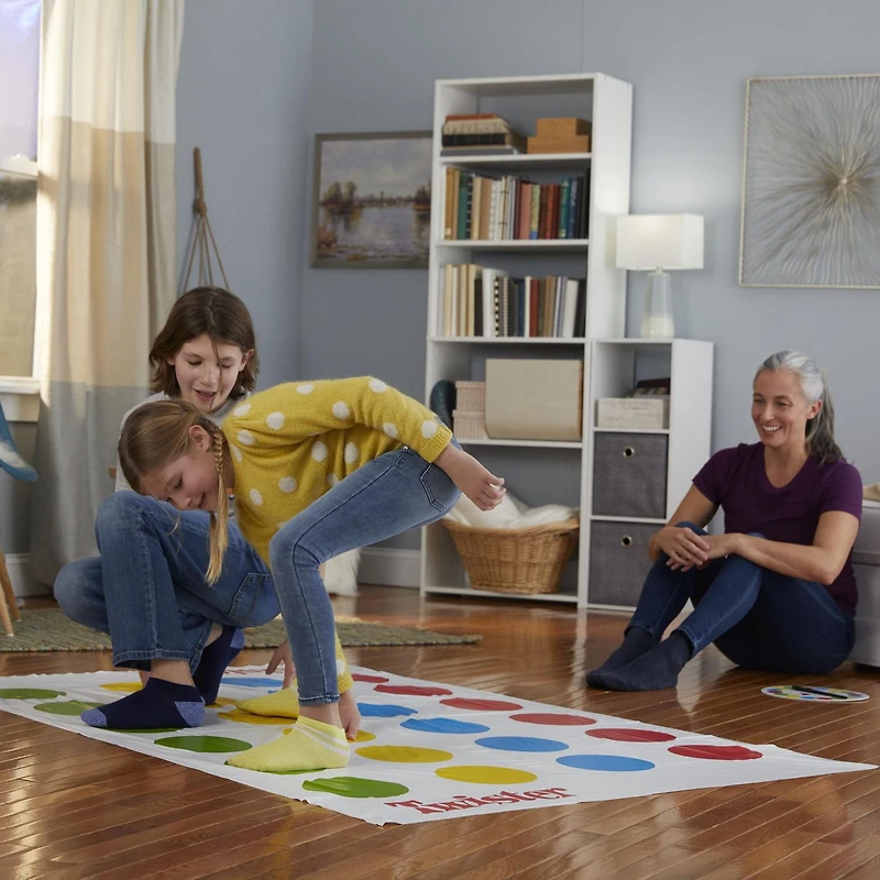 Jeu Twister avec mouvements Choix Twister et En l'air, jeux de groupe pour enfants, pour 2 joueurs et plus