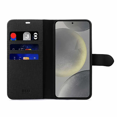 Blu Element Étui Folio 2 in 1 Noir pour Samsung Galaxy S25/Galaxy S24