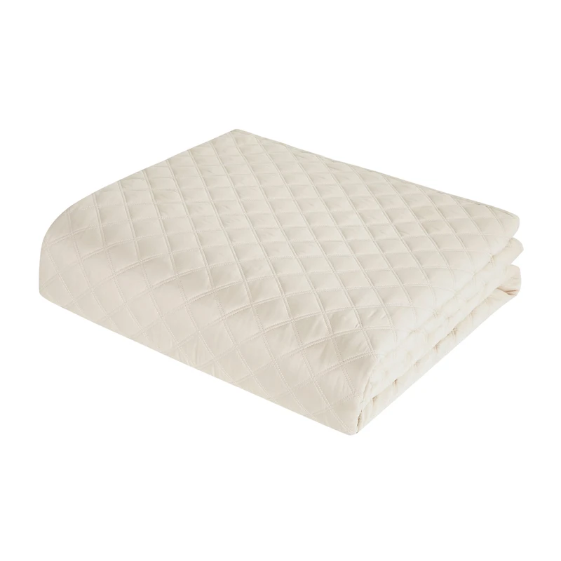 Mainstays All in One Lightweight Quilt Set and Sheet Set -7 Piece, King, Beige