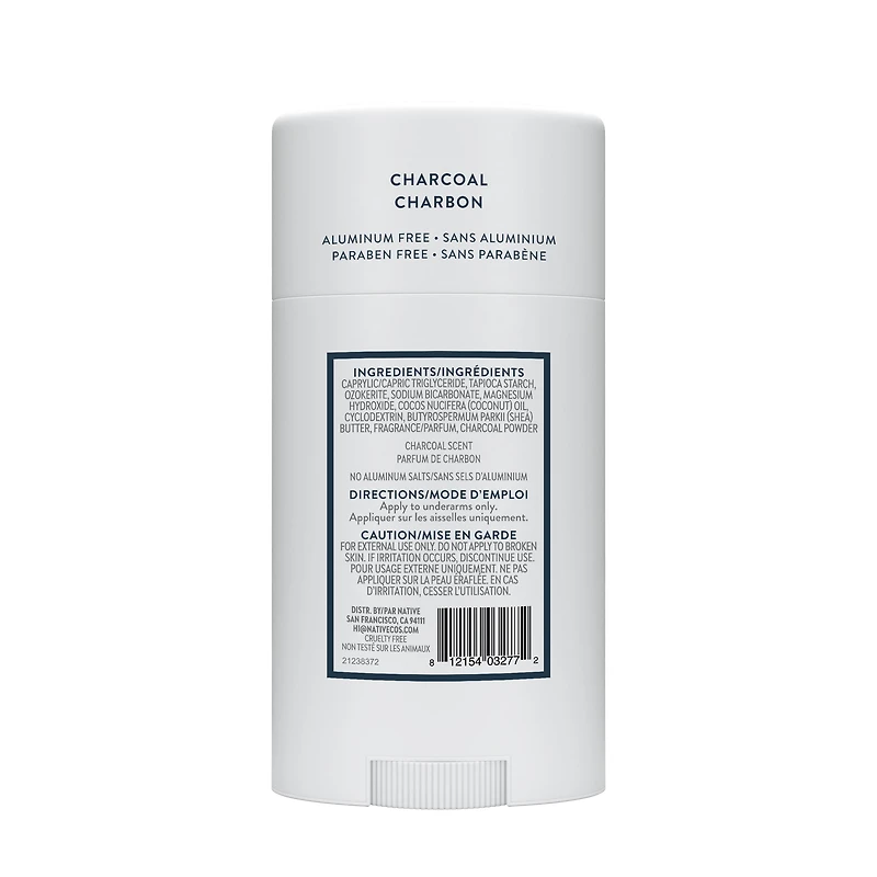 Native – Desodorisant sans aluminium, charbon