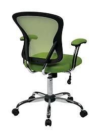 Juliana Task Chair with Green Mesh Fabric Seat
