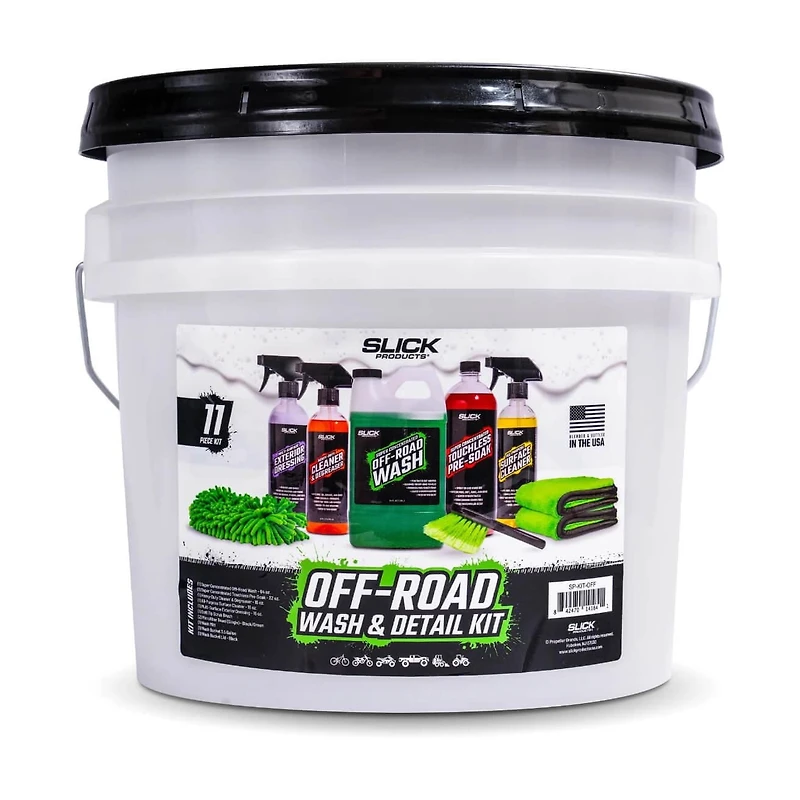 Slick Products Off-Road Wash & Detail Kit (11 Piece)