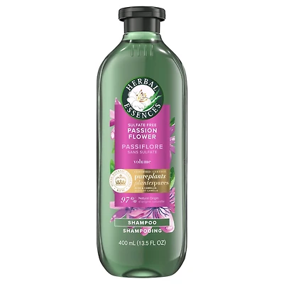Shampooing sans sulfate Herbal Essences Abondants et épais à la passiflore, 400 mL
