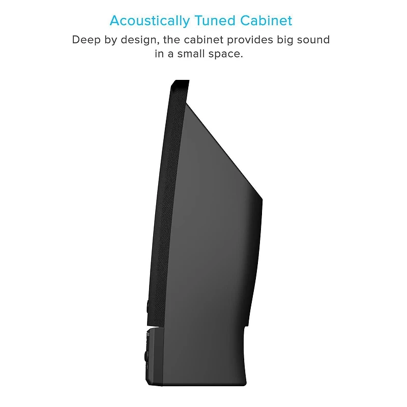 Cyber Acoustics CA2014 4W 2pc Desktop Speakers -Black