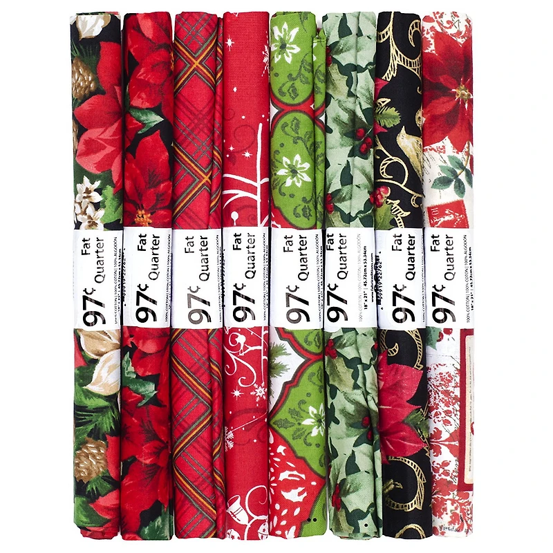 Fabric Creations Fat Quarter Seasonal Collection, Fat Quarters Seasonal