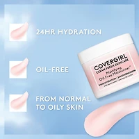 COVERGIRL Clean Fresh Skincare Mattifying Oil-Free Moisturizer, Mattifying Face Moisturizer Formulated with Cactus Water, 100% Vegan & Cruelty-Free