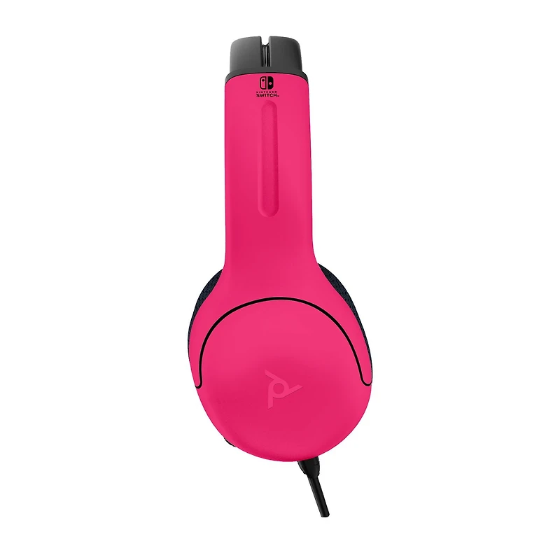 PDP Gaming LVL40 Wired Stereo Gaming Headset with Noise Cancelling Microphone: Nintendo Switch - Pink & Green