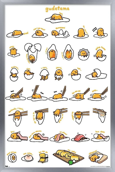 Gudetama - Grid Wall Poster