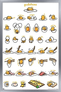 Gudetama - Grid Wall Poster