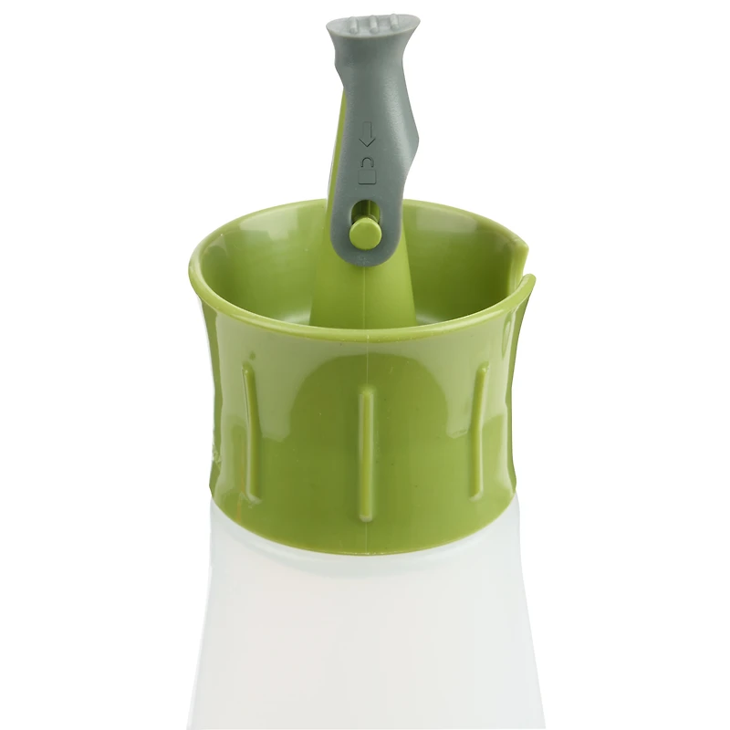 Trudeau Squeeze Oil Bottle 12OZ, 340ML, Soft Squeezing plastic Bottle Easy to Clean, Dishwasher safe