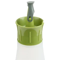 Trudeau Squeeze Oil Bottle 12OZ, 340ML, Soft Squeezing plastic Bottle Easy to Clean, Dishwasher safe