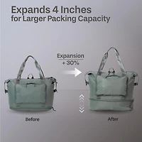 5 Piece Hardside Luggage Set: 28 Inch Spinner Suitcase, 24 Inch Rolling Luggage, 20" Carry-On Suitcase, Toiletry Kit & Expandable Tote Bag