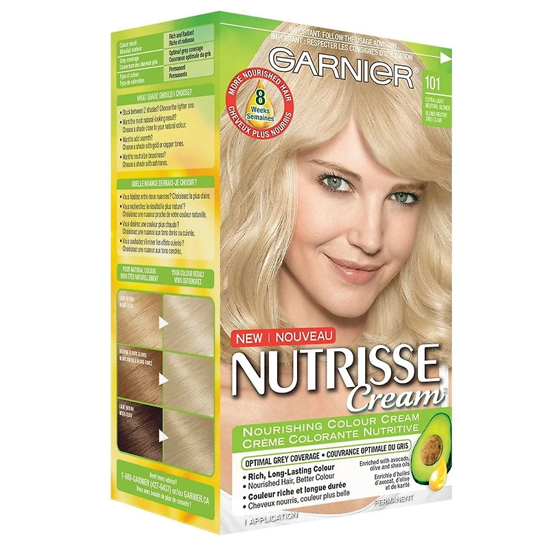 Garnier Nutrisse Ultra Crème, Permanent Hair Dye, Long-Lasting,1 unit