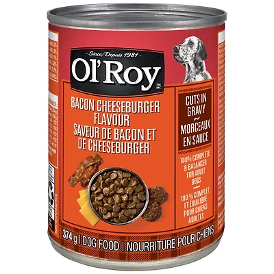 Ol' Roy Bacon and Cheeseburger Flavour Wet Dog Food