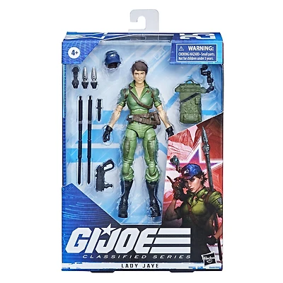 G.I. Joe Classified Series Lady Jaye Action Figure 25 Collectible Premium Toy with Multiple Accessories 6-Inch Scale with Custom Package Art