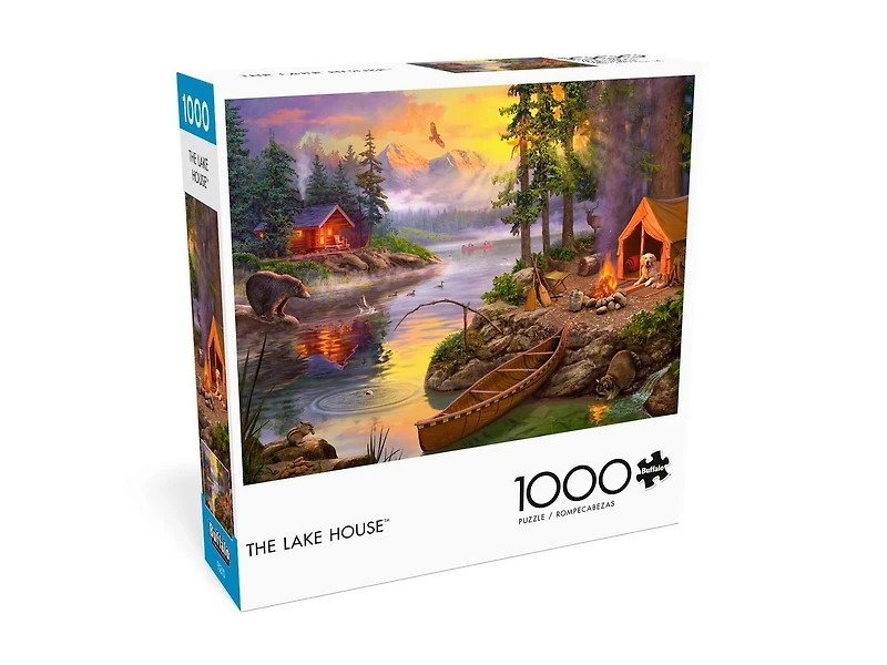 Buffalo Games - Le puzzle David Stevenson - The Lake House - en 1000 pièces