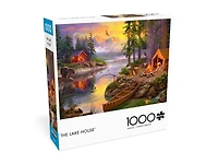 Buffalo Games - Le puzzle David Stevenson - The Lake House - en 1000 pièces