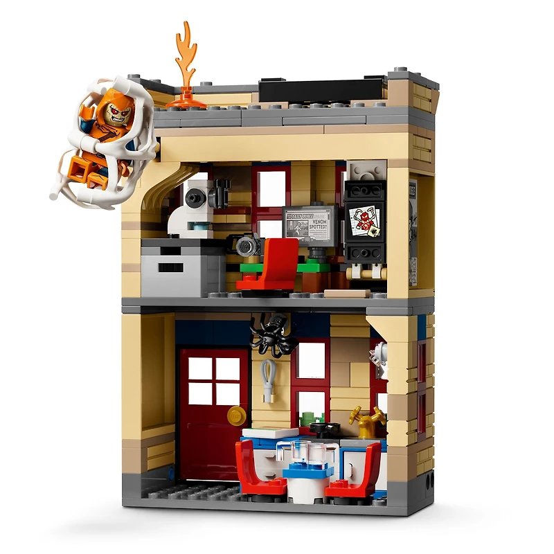 LEGO Marvel Peter Parker’s Apartment - Super Hero Building Toy with 4 Minifigures - Spider-Man and Hobgoblin Battle - Collectible Gift for Kids, Boys and Girls, Ages 8+ - 76317