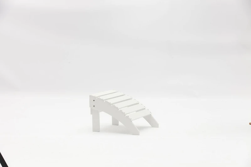 Tanfly Footrest – White – 100% Weather-Resistant Polycarbonate – Indoor/Outdoor Use