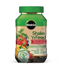Engrais pour tomates, fruits et légumes Miracle-Gro Shake ’n Feed - 453g